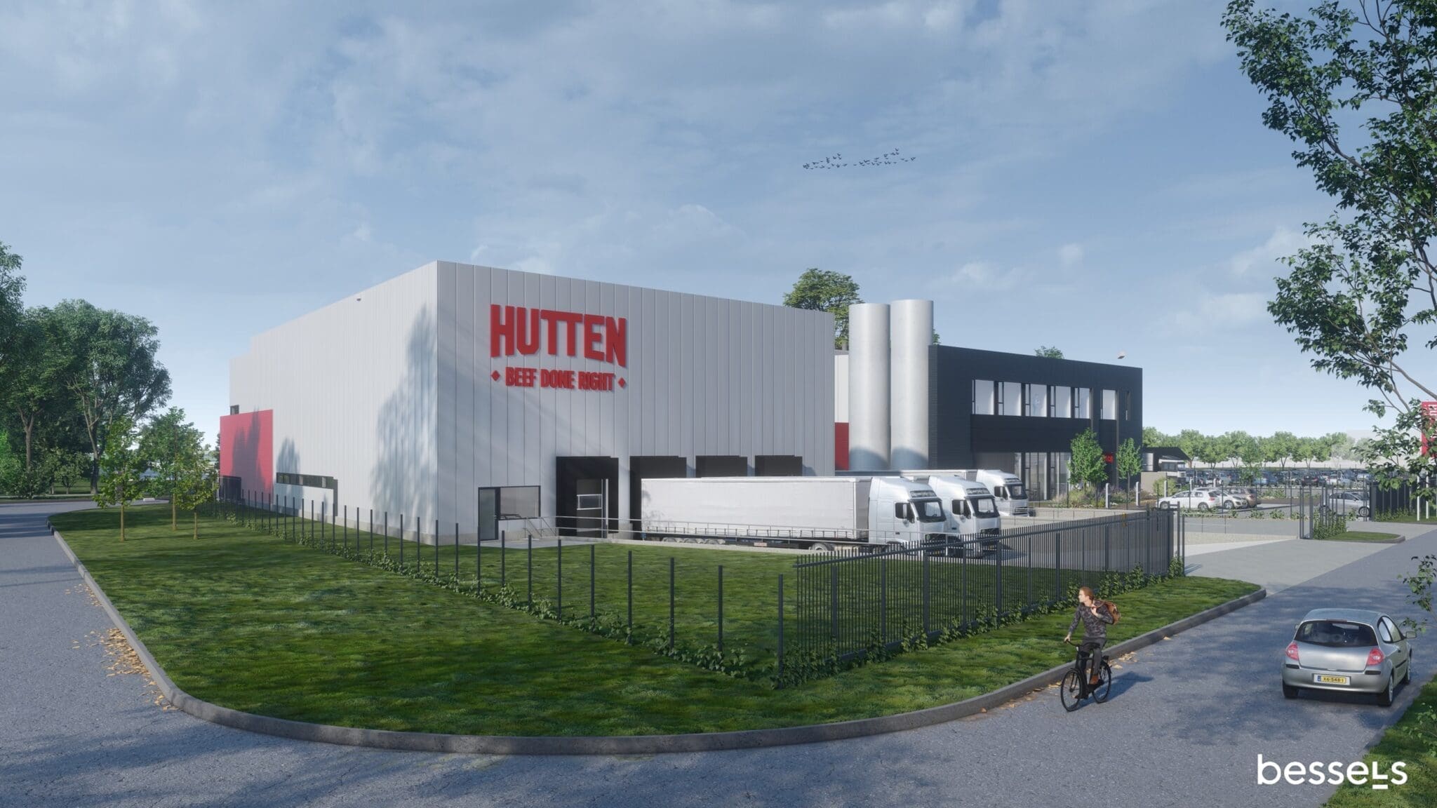 Uitbreiding bedrijfsgebouw Hutten Beef Heeten