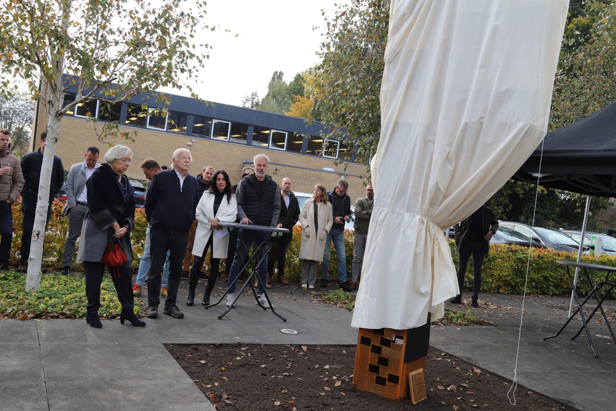 Onthulling kunstobject