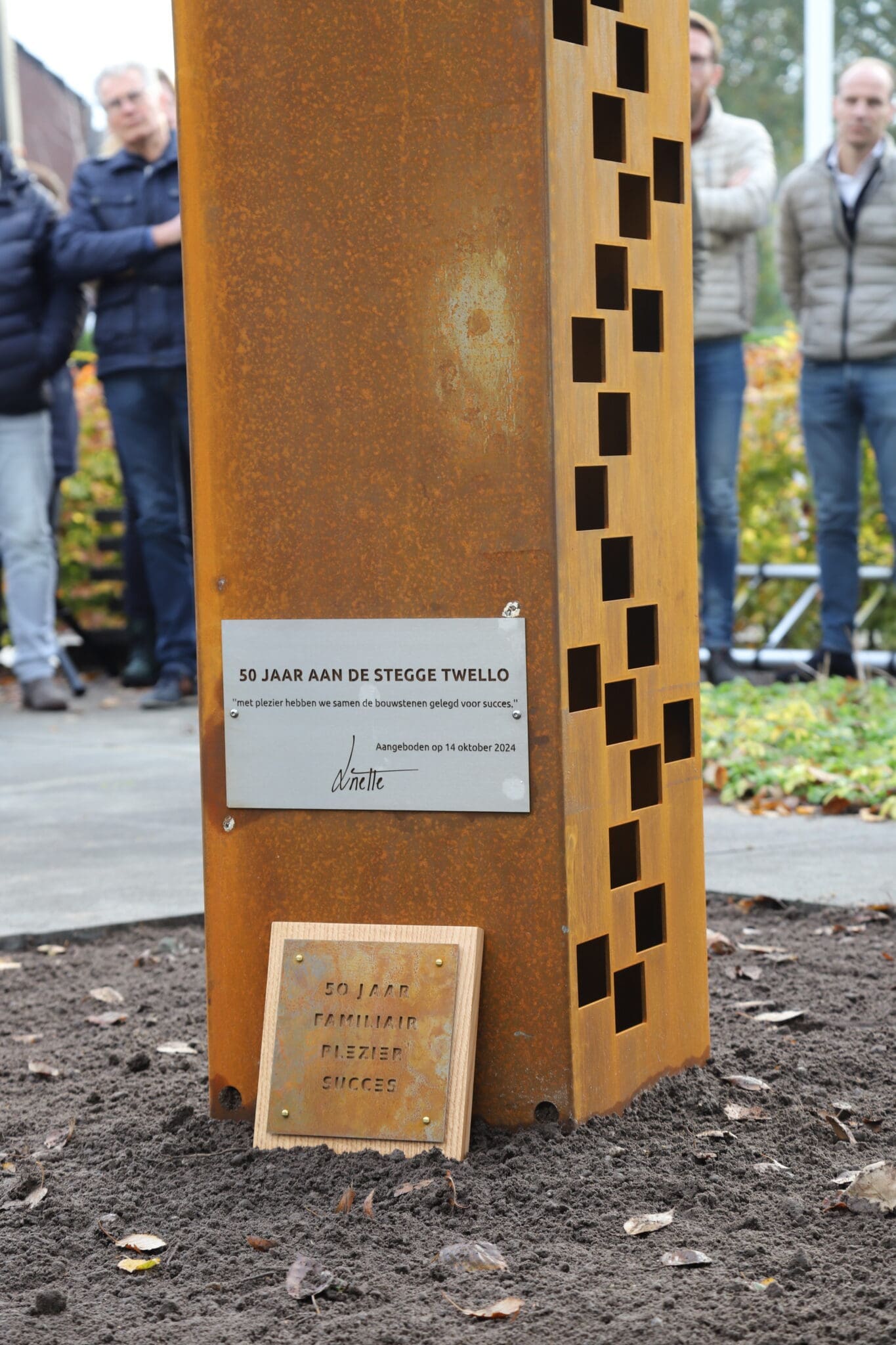 Onthulling kunstobject
