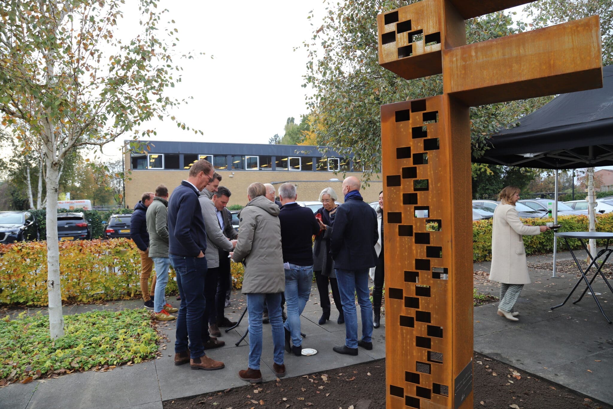 Onthulling kunstobject