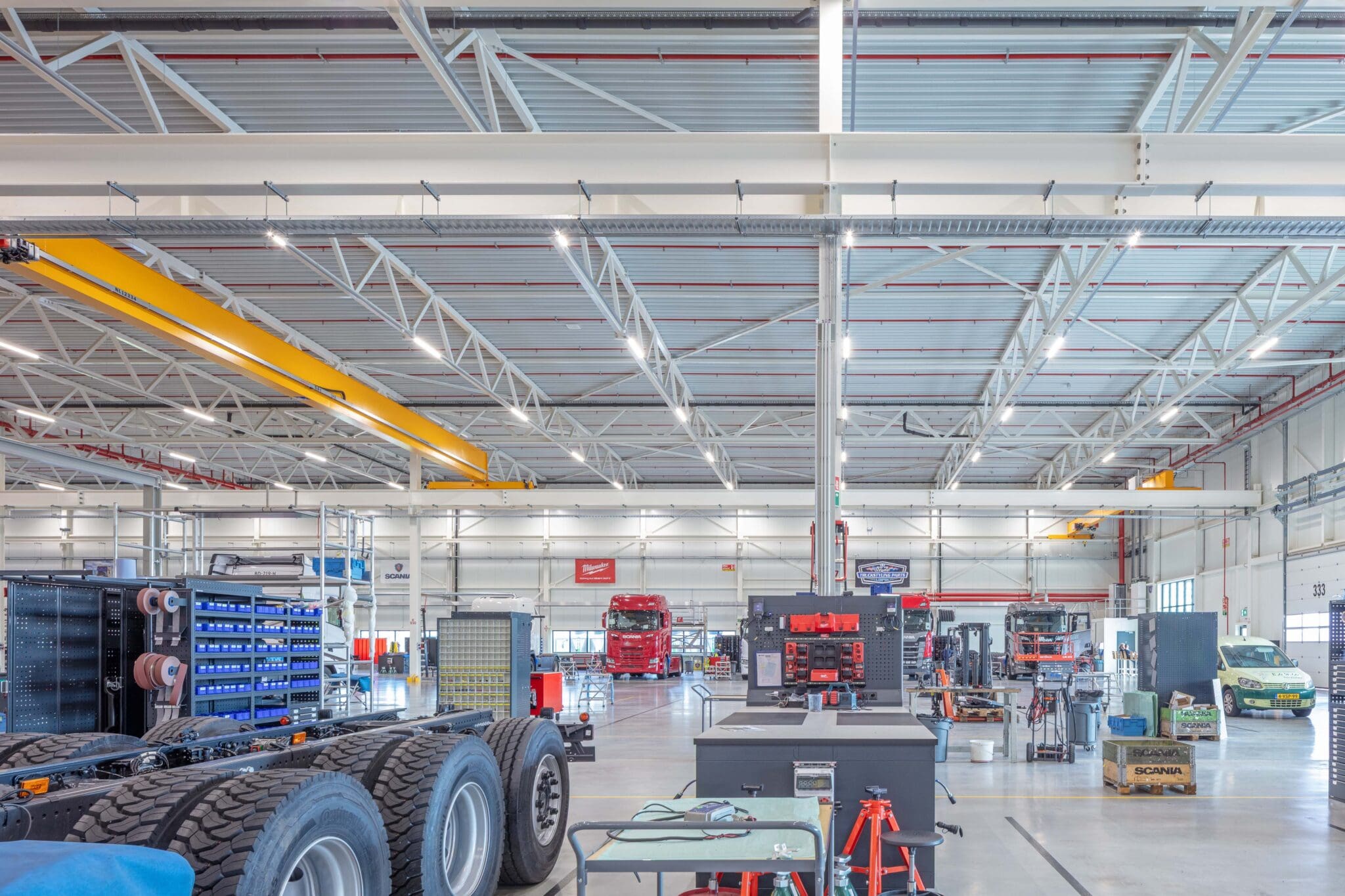 Nieuw bedrijfsgebouw Scania Gasthuisdijk Zwolle