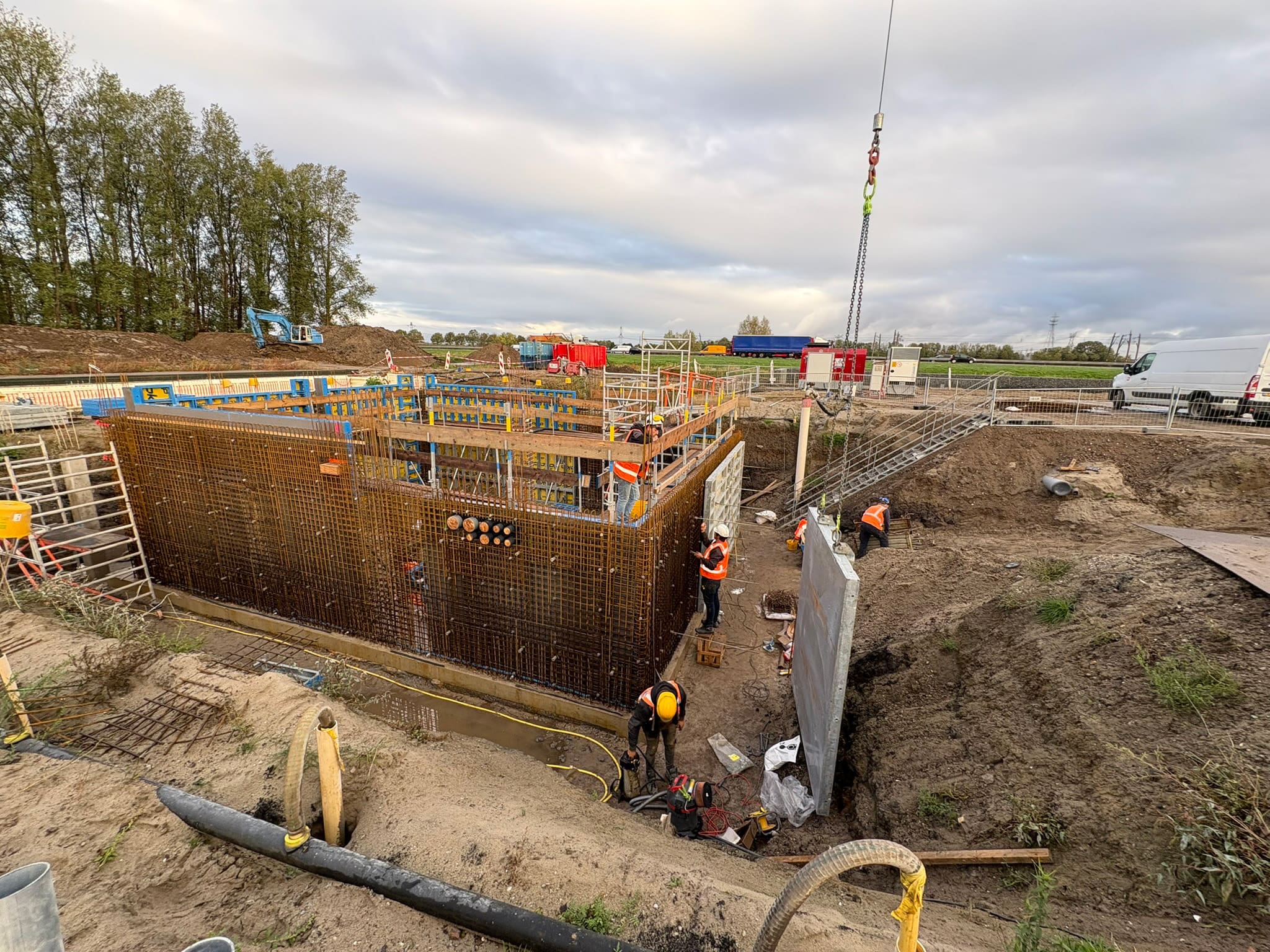 Voortgang bouw GMB Dodewaard oktober 2025