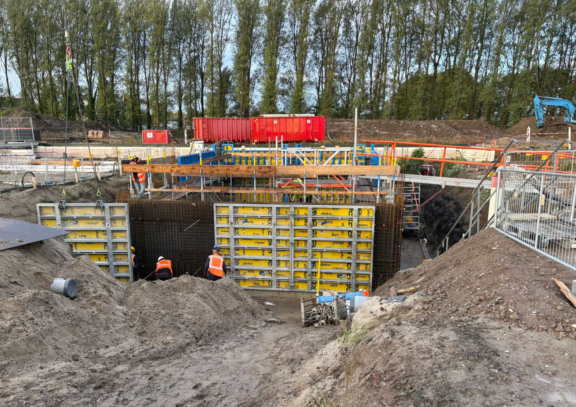 Voortgang bouw GMB Dodewaard oktober 2025